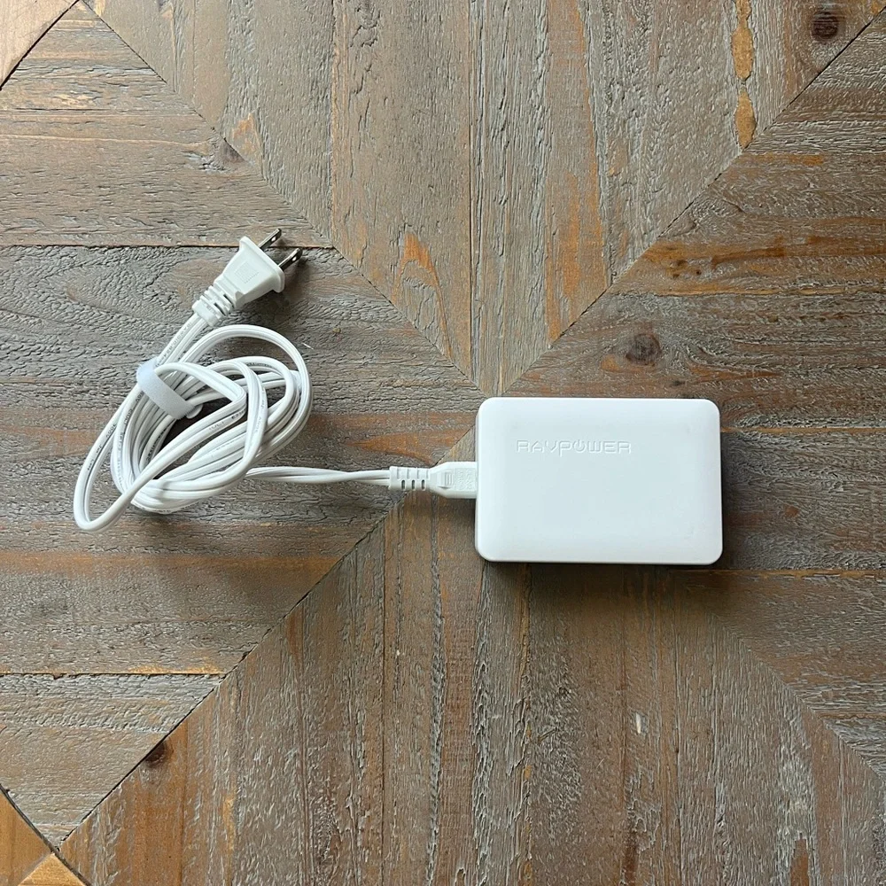 RAVPower USB Charger, likely the 60W 12A 6-Port USB Desktop Charging Station
